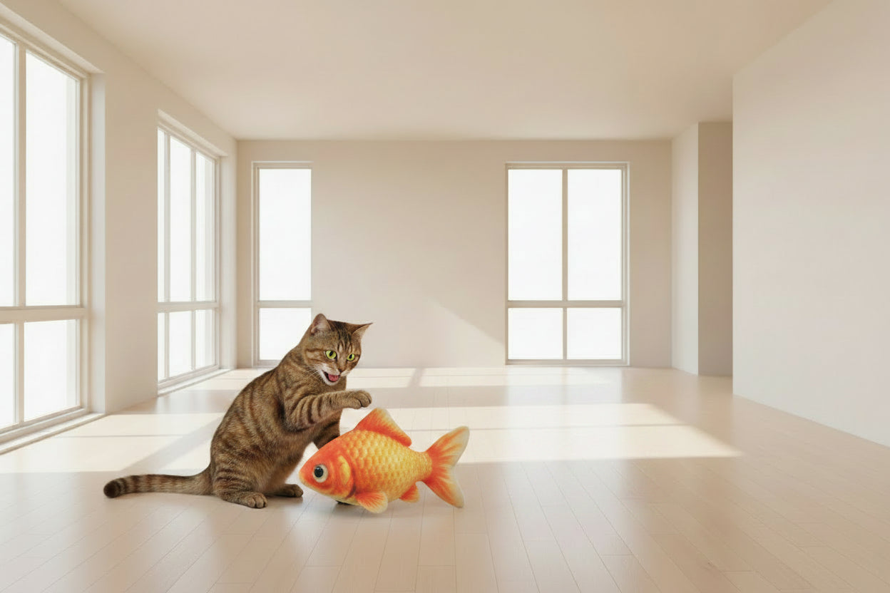 POISSON - Jouet pour chat interactif